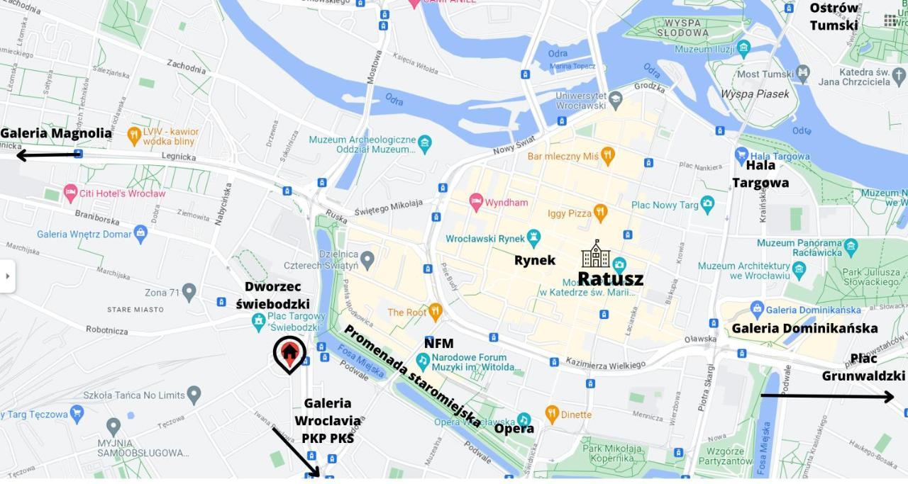 Apartament 3 Pokoje Balkon 50M2 Wyposazone Parking Daire Wroclaw Dış mekan fotoğraf